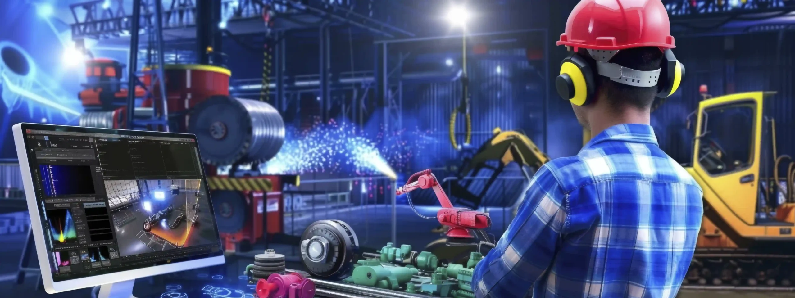 engineer at work representing industrial engineering asset connectivity